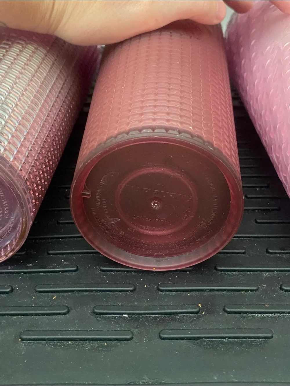 Starbucks Triple Tumbler Set in Pink, Dark Pink, and Blush